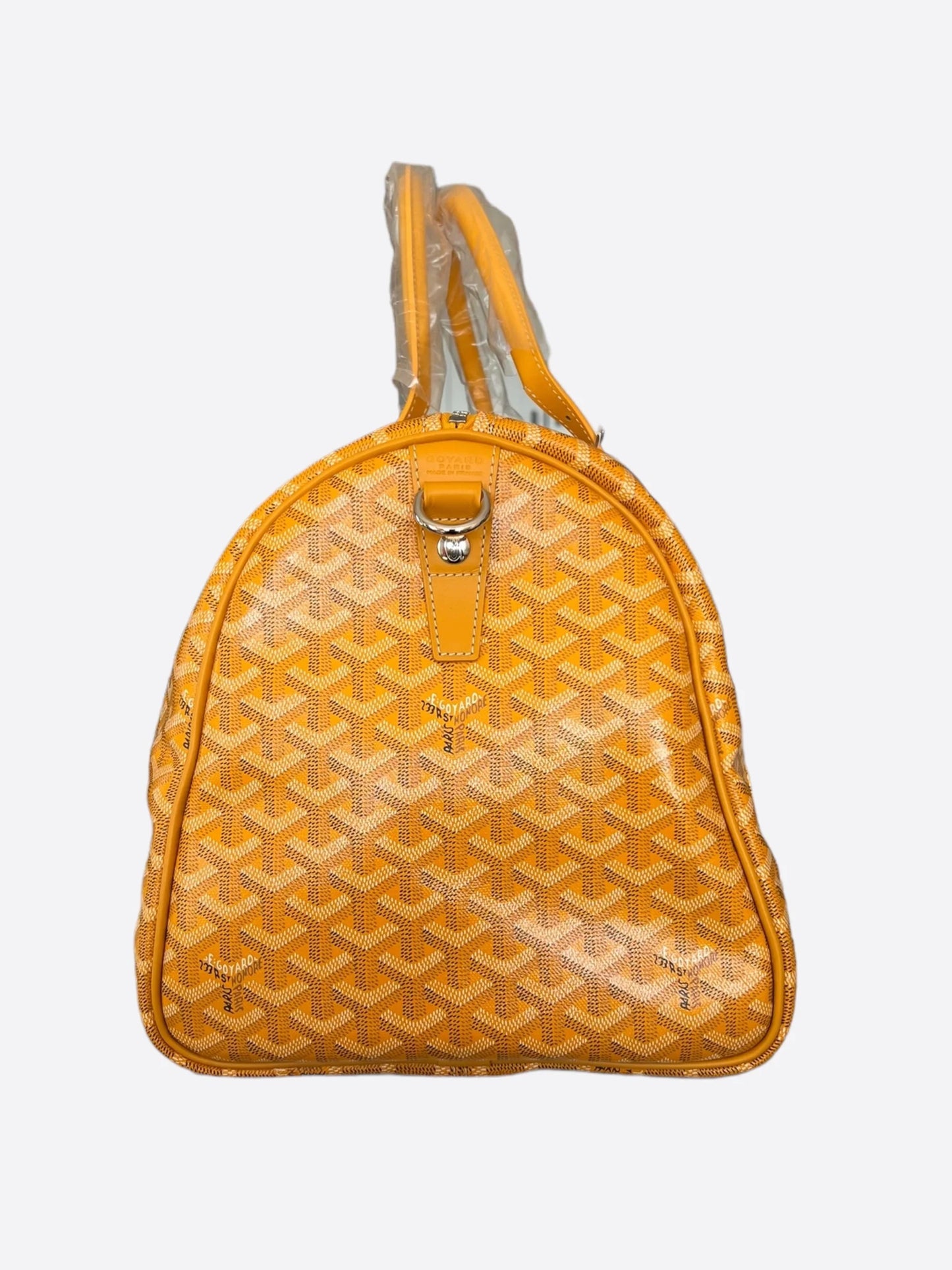 SAC GOYARD BOSTON JAUNE 50 TRAVEL BAG
