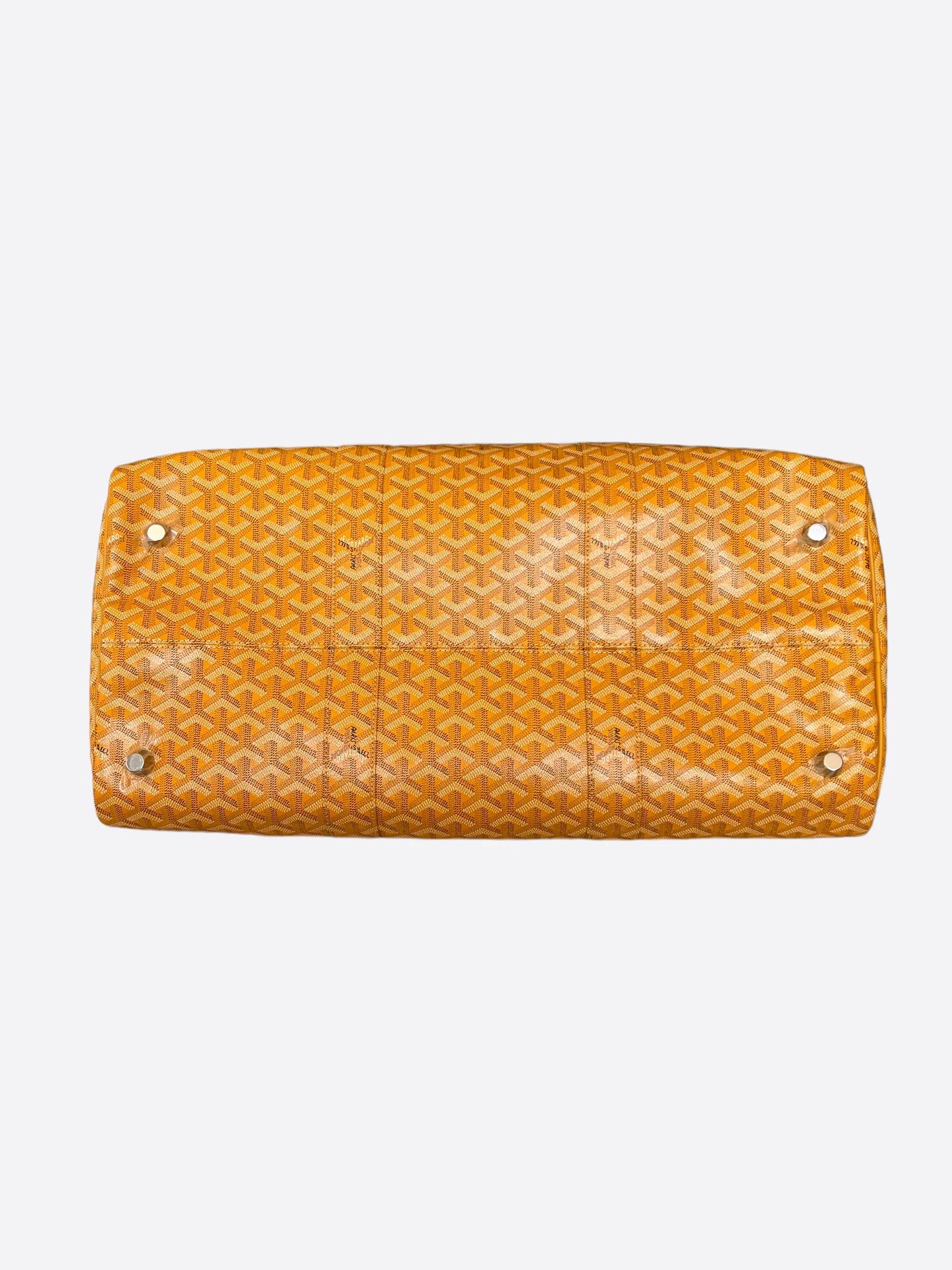 SAC GOYARD BOSTON JAUNE 50 TRAVEL BAG