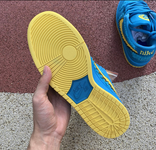 NIKE Air force 1 SB Dunk Low Grateful Dead Bears Blue