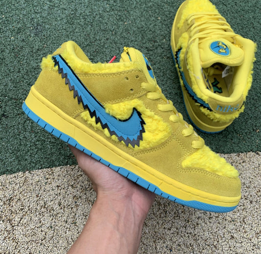 NIKE Air force 1 LOW SB Dunk Low Pro x Grateful Dead Bears Opti Yellow
