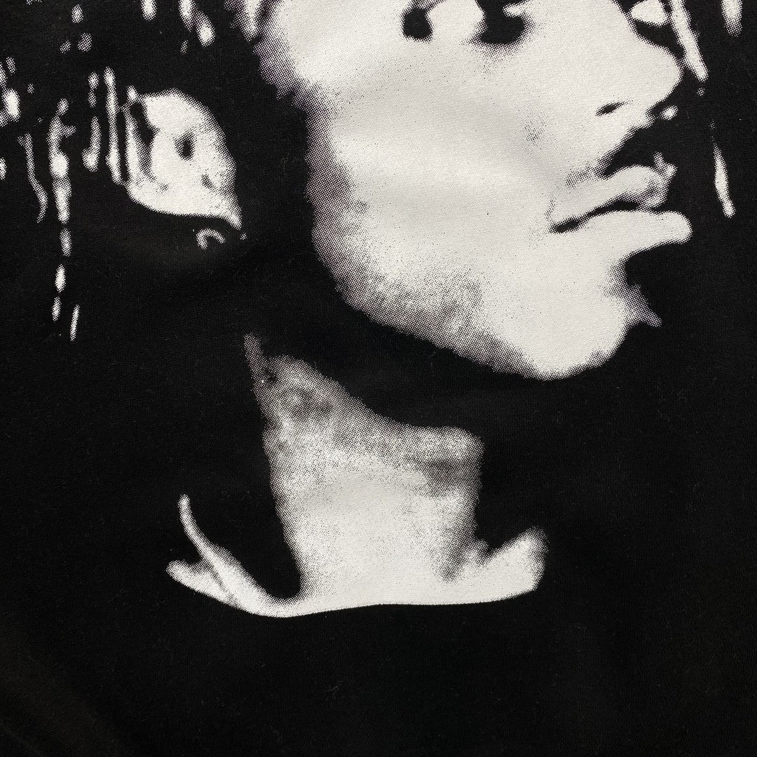 Sweat à capuche noir Juice Wrld x Sp5der