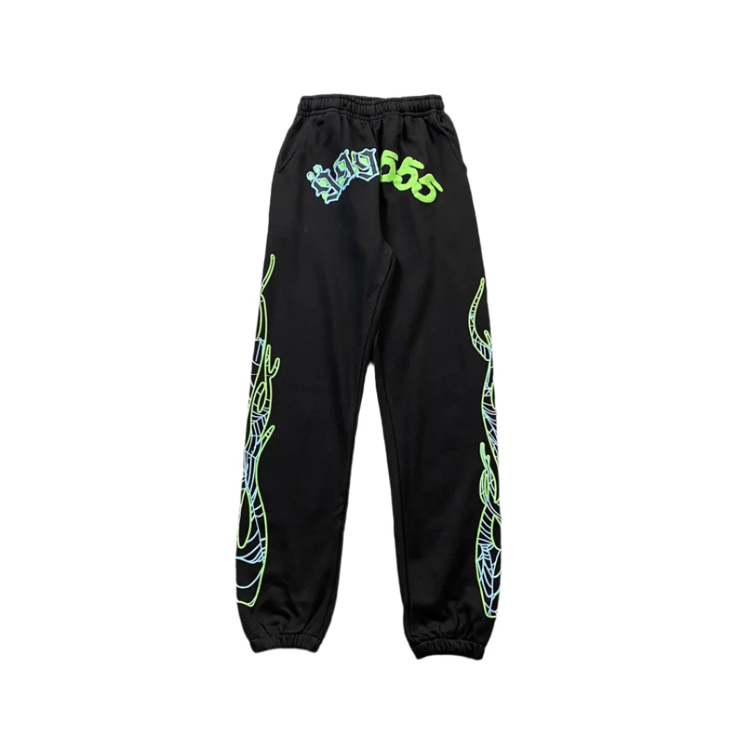 PANTALON DE SURVÊTEMENT JUICE WRLD x SP5DER NOIR