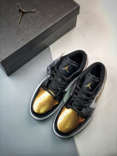 Jordan 1 Low ALT Noir Metallic Doré Blanc