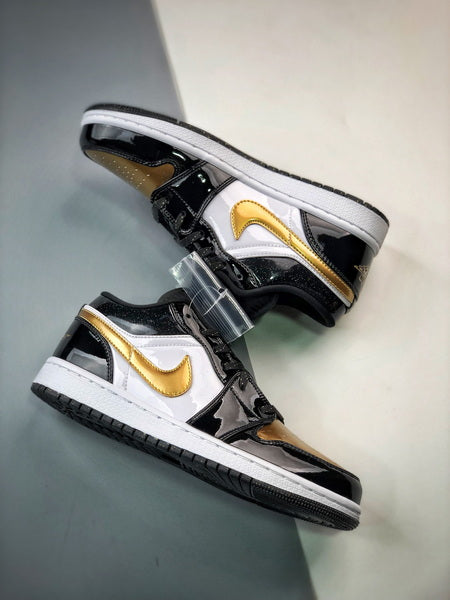 Jordan 1 Low ALT Noir Metallic Doré Blanc