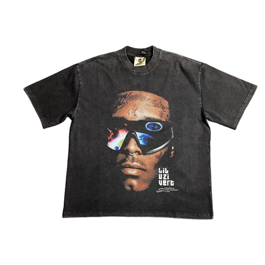 T-SHIRT ICON LIL UZI VERT gris foncé