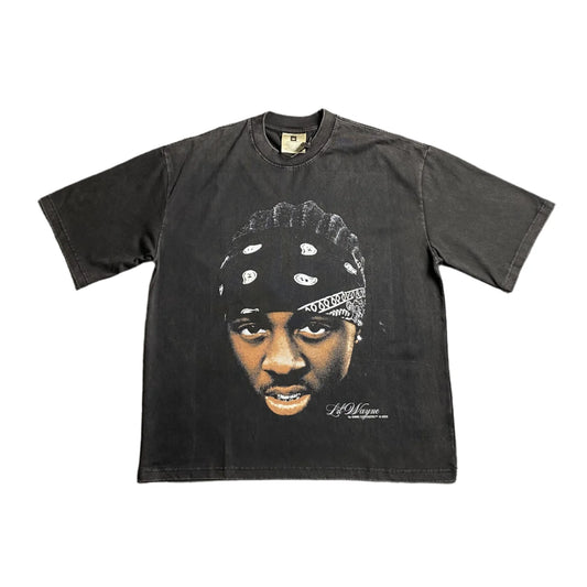 T-SHIRT ICON SLIL WAYNE GRIS FONCÉ