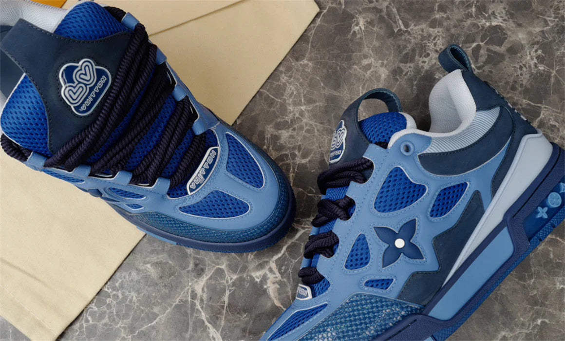 LOUIS VUITTON LV SKATE SNEAKER BLEU