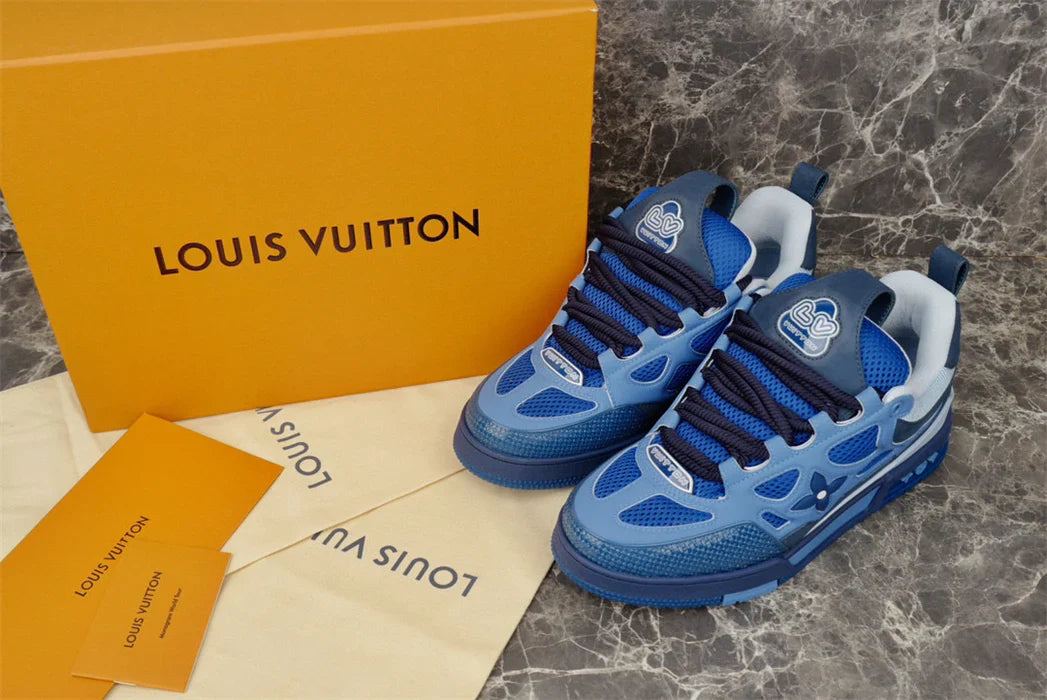 LOUIS VUITTON LV SKATE SNEAKER BLEU