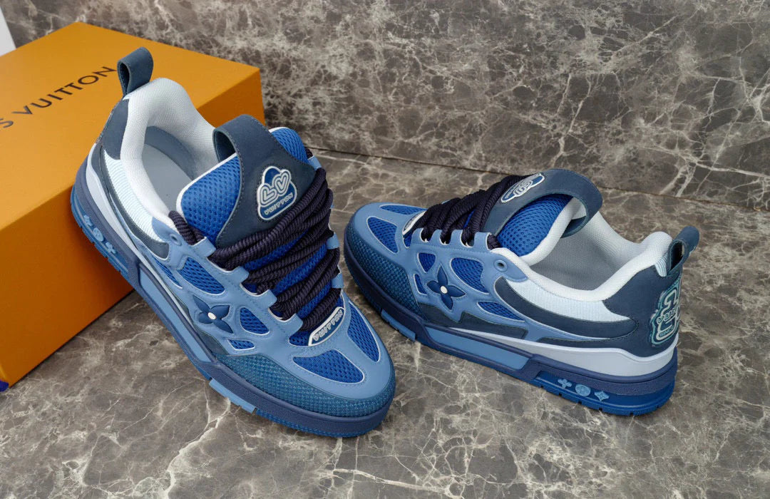LOUIS VUITTON LV SKATE SNEAKER BLEU
