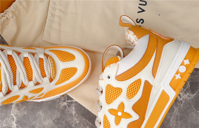 LOUIS VUITTON SKATE SNEAKER YELLOW WHITE