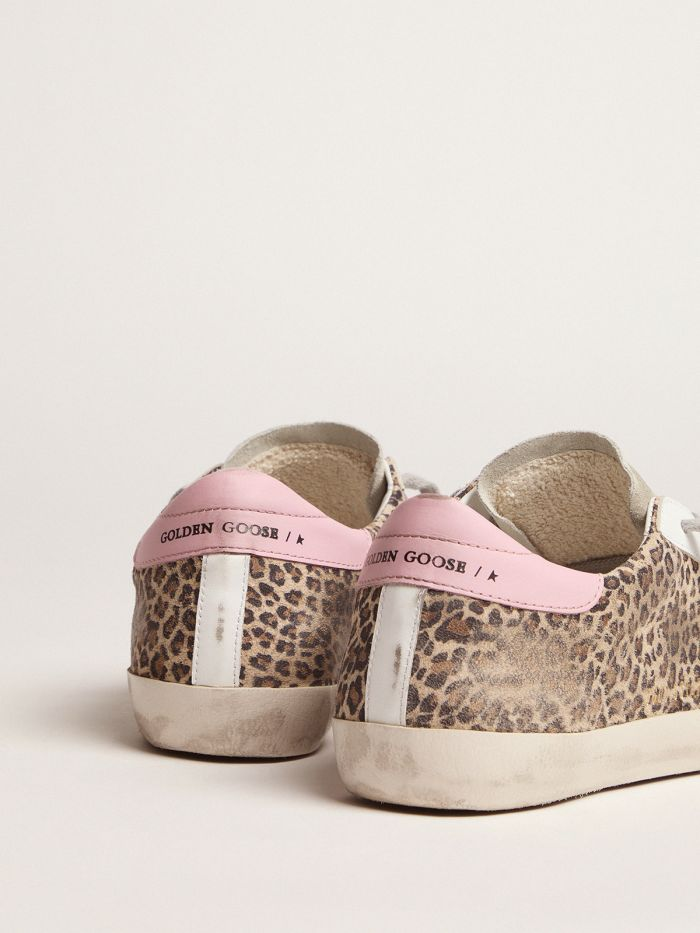 GOLDEN GOOSE Leopard-print Suede Super-star Sneakers