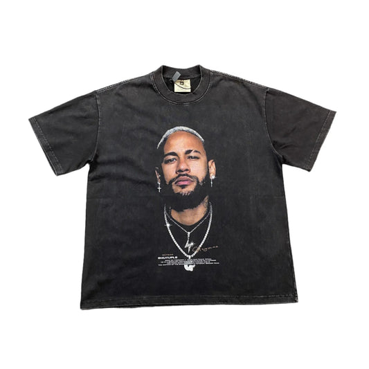 T-SHIRT ICON NEYMAR GRIS FONCÉ