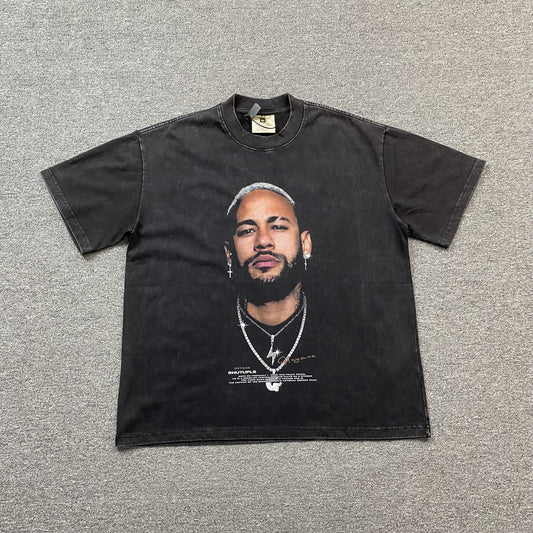 T-SHIRT ICON NEYMAR GRIS FONCÉ