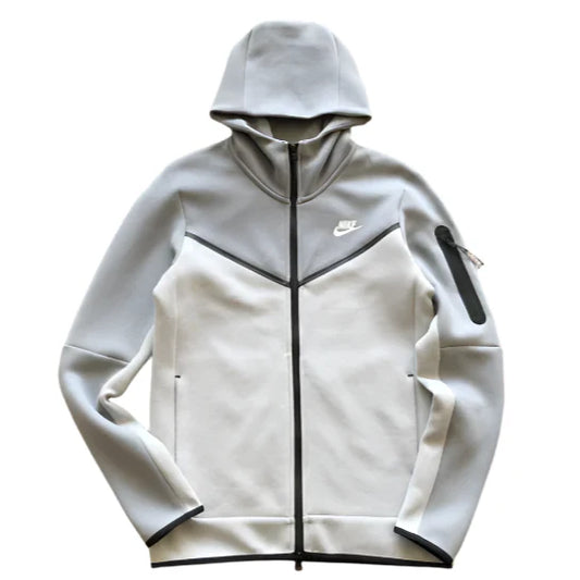 Sweat à capuche Nike Tech Fleece x Gris/Blanc