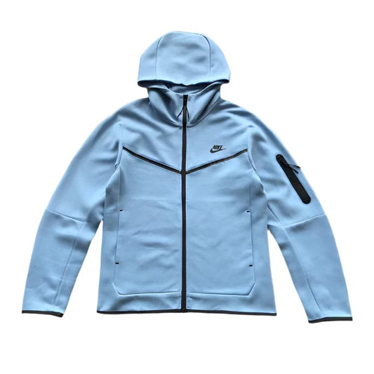 Sweat à capuche Nike Tech Fleece x Bleu clair