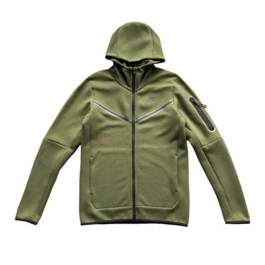 Sweat à capuche Nike Tech Fleece x Vert olive