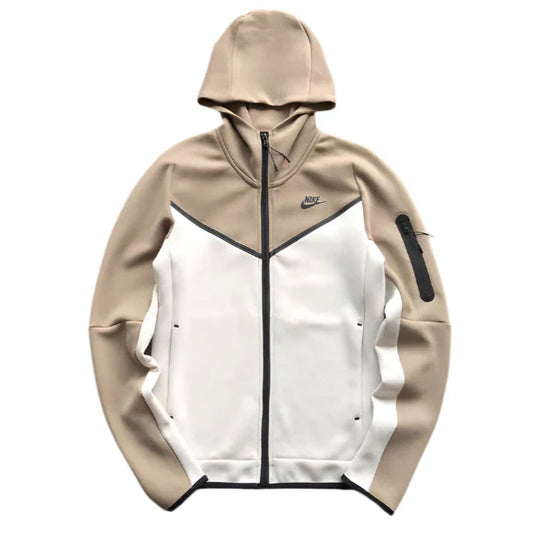 Sweat à capuche Nike Tech Fleece x Bois de Santal/Blanc os clair