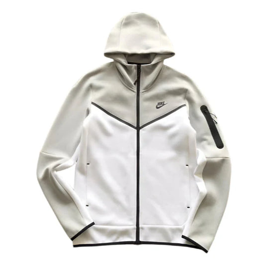 Sweat à capuche Nike Tech Fleece x Blanc/Gris