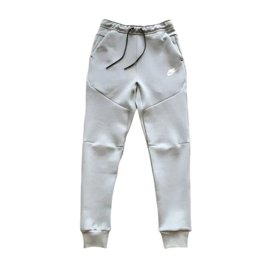 PANTALON NIKE TECH FLEECE x GRIS/BLANC