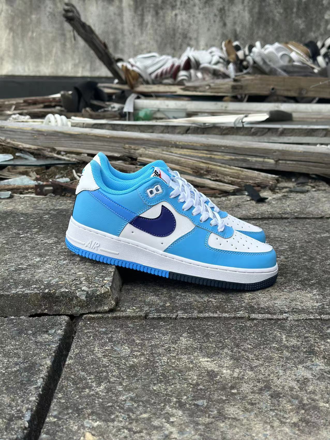 Nike Air Force 1 Low Split "Light Photo Blue"