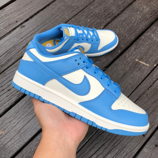 NIKE Dunk Low "Blue Jay and Coconut Milk"