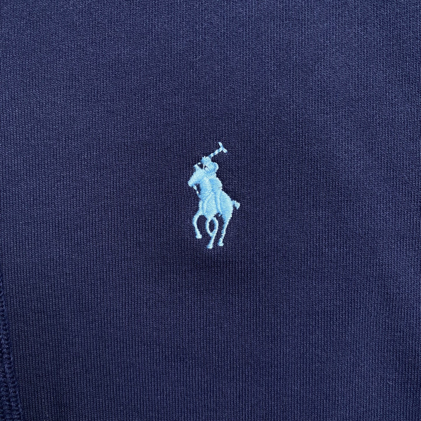 POLO RALPH LAUREN ZIP-UP HOODIE NAVY