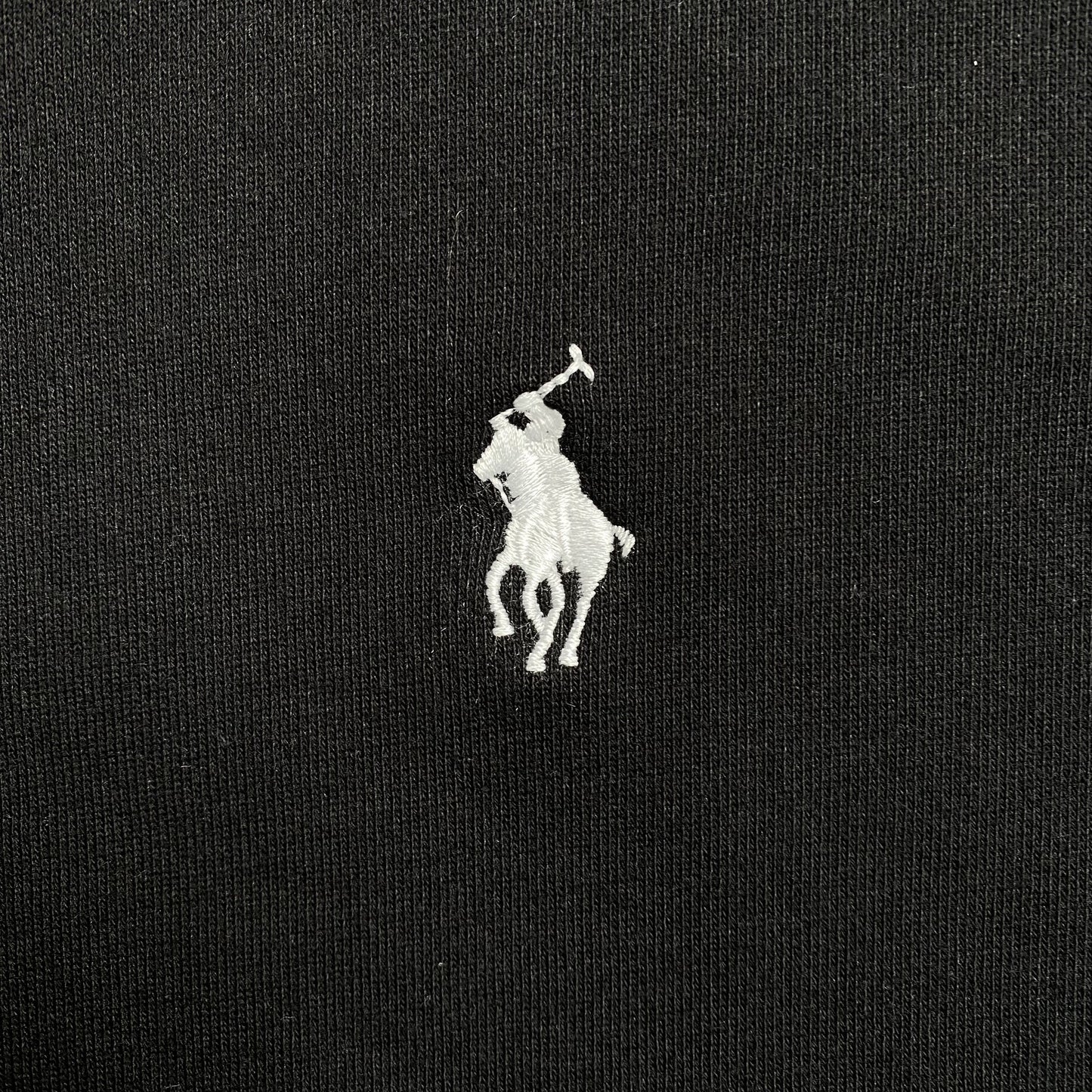 POLO RALPH LAUREN ZIP UP HOODIE BLACK
