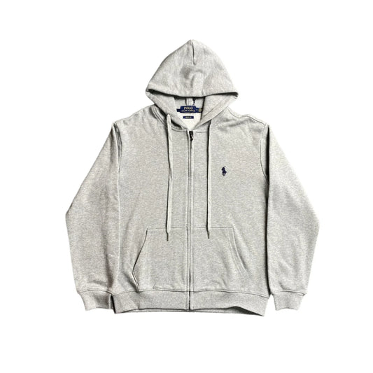 POLO RALPH LAUREN ZIP UP HOODIE GREY