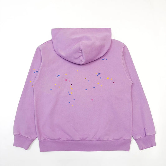 Sweat à capuche SP5DER ACAI violet