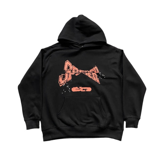 Sweat à capuche SP5DER noir
