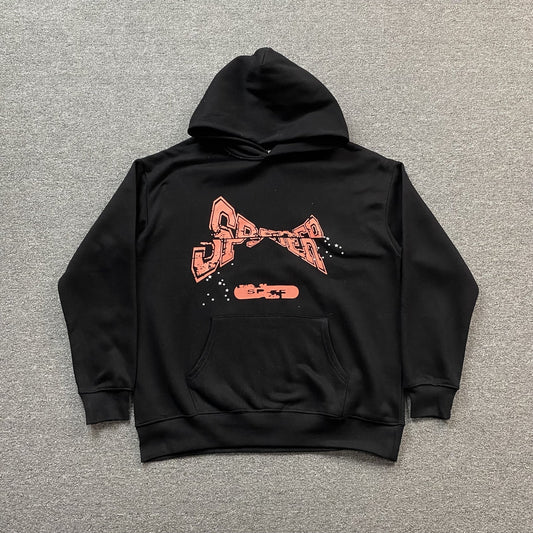 Sweat à capuche SP5DER noir