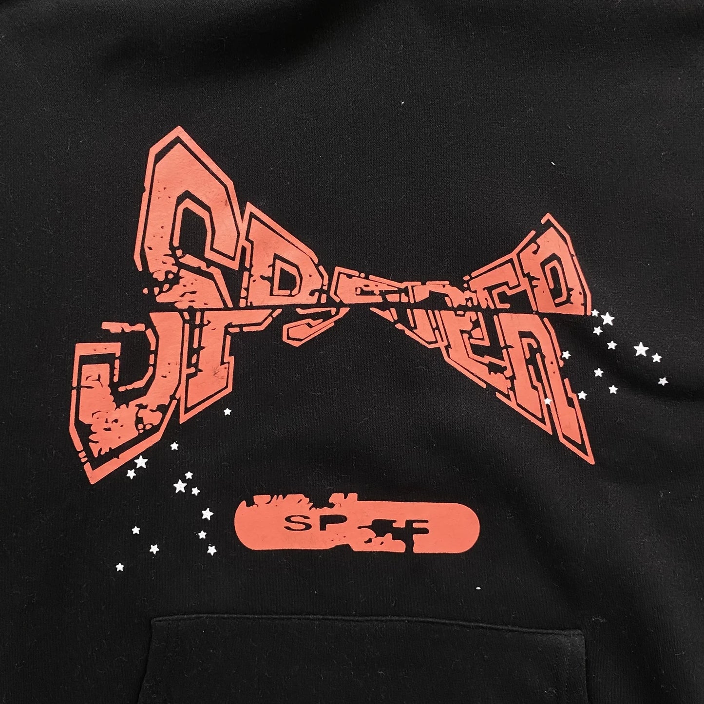 Sweat à capuche SP5DER noir
