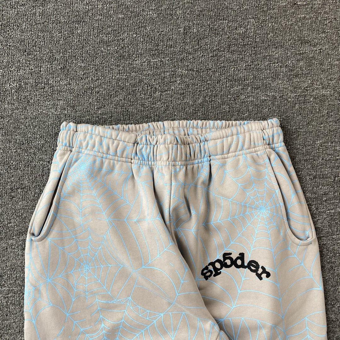 Pantalon de survêtement SP5DER AOP WEB GRIS CHINÉ