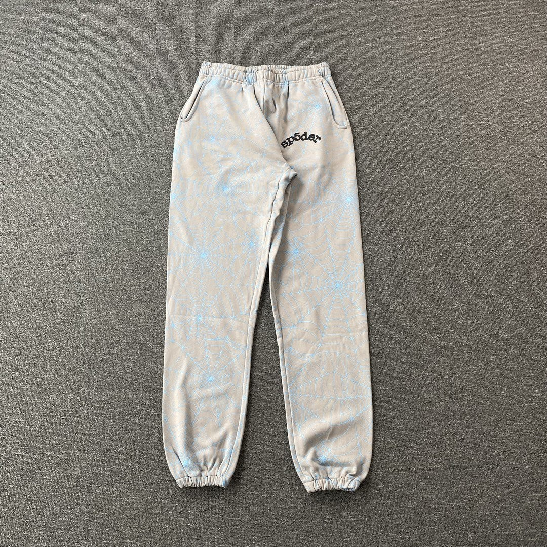 Pantalon de survêtement SP5DER AOP WEB GRIS CHINÉ