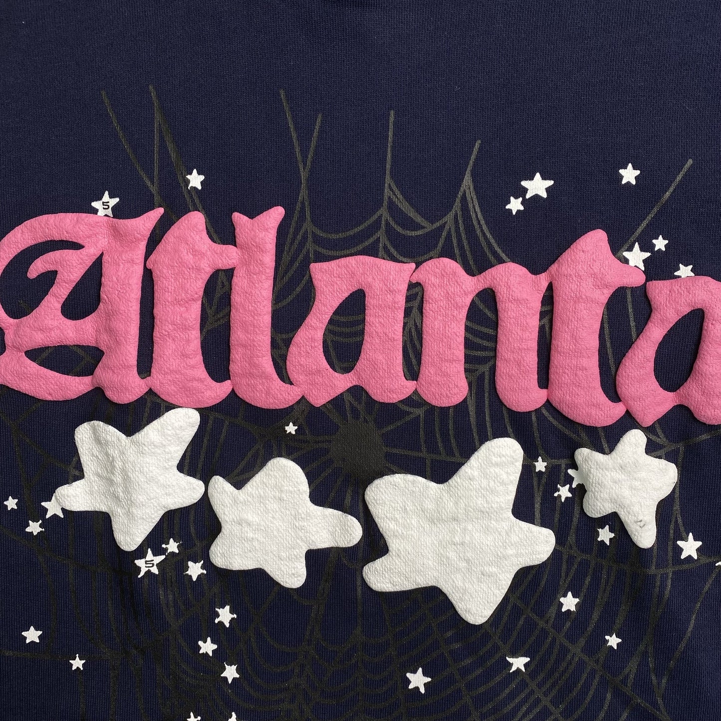 Sweat à capuche SP5DER ATLANTA bleu marine