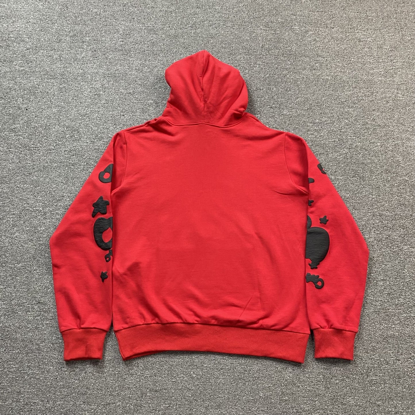 Sweat à capuche SP5DER BELUGA rouge