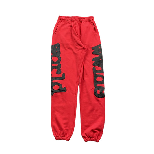 PANTALON DE SURVÊTEMENT SP5DER BELUGA ROUGE