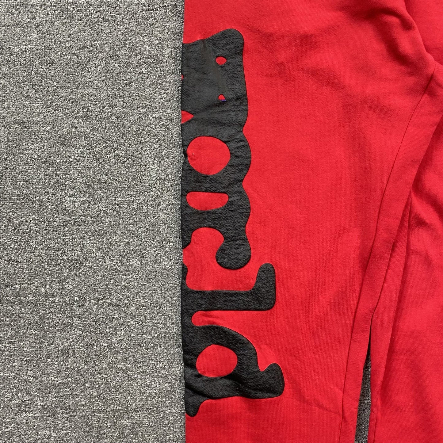 PANTALON DE SURVÊTEMENT SP5DER BELUGA ROUGE
