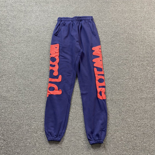 Pantalon de survêtement SP5DER BELUGA, bleu marine et ardoise