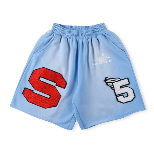 Short COUPE SP5DER bleu vintage