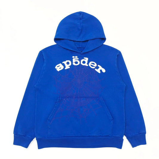 Sweat à capuche SP5DER LEGACY bleu