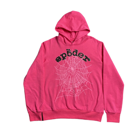 Sweat à capuche SP5DER LEGACY rose