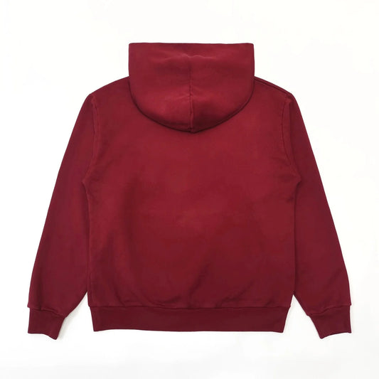 Sweat à capuche avec logo SP5DER bordeaux