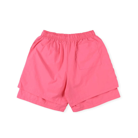 Short SP5DER OG WEB double couche rose