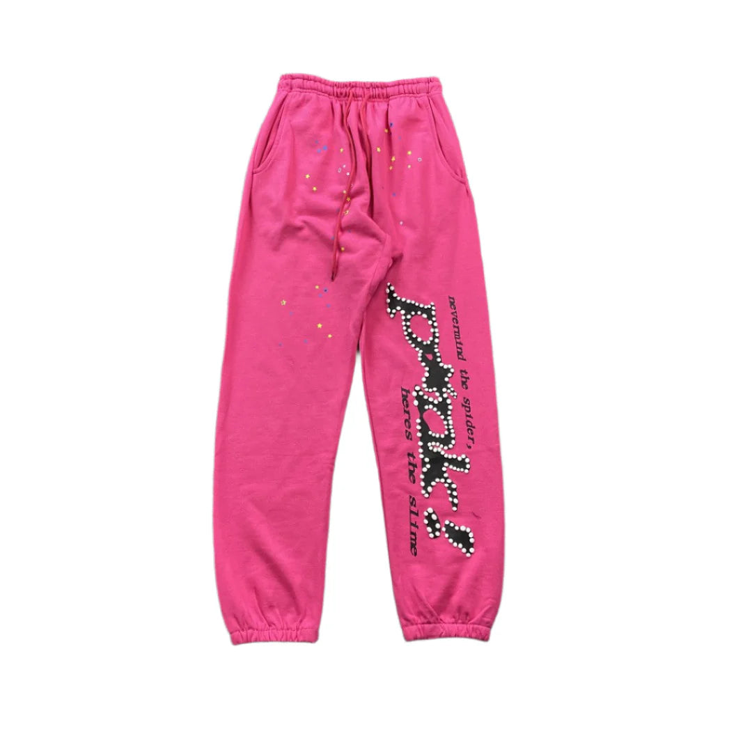 Pantalon de survêtement SP5DER P*NK rose