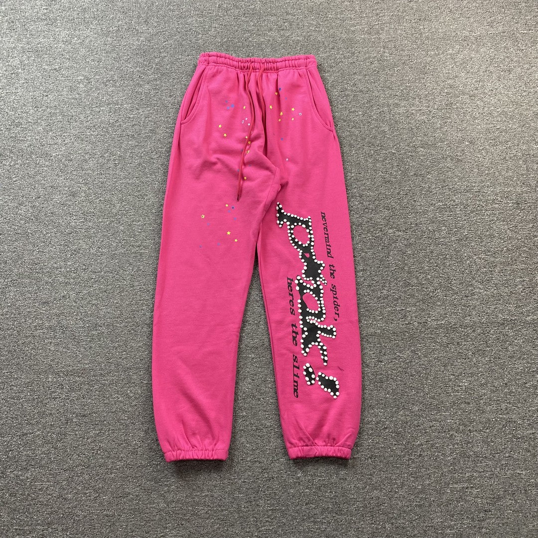 Pantalon de survêtement SP5DER P*NK rose