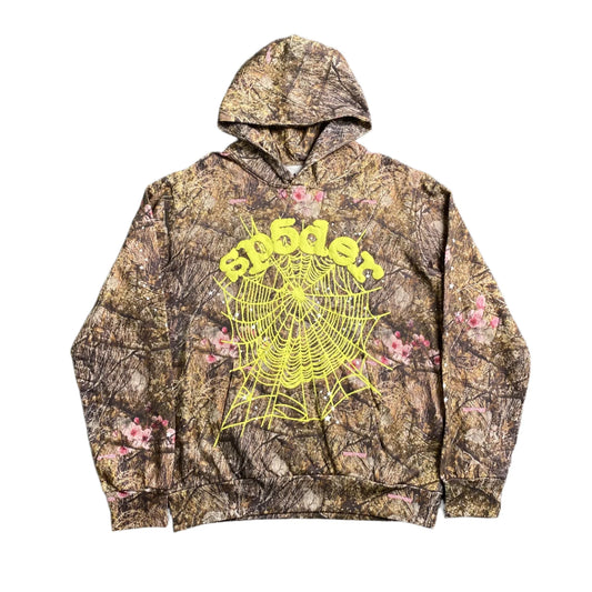 Sweat à capuche SP5DER REAL TREE OG WEB CAMO
