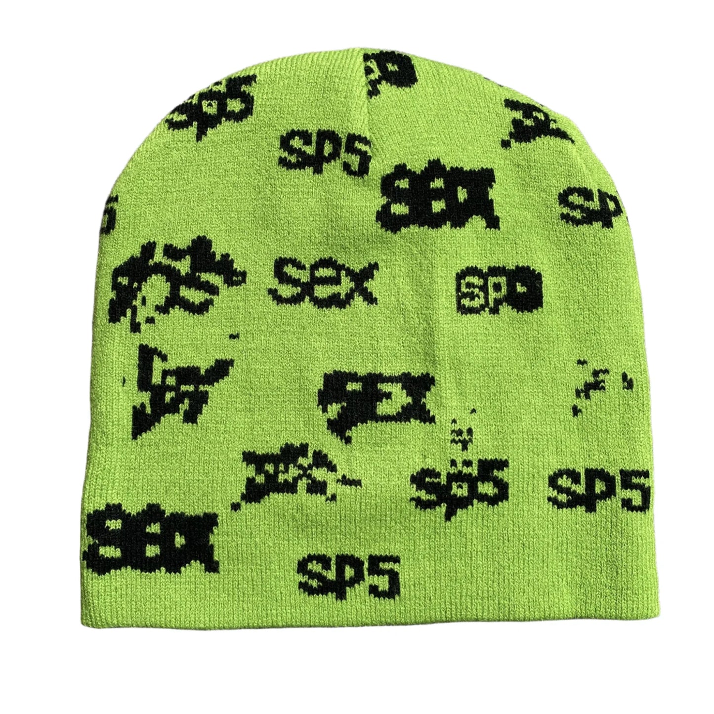 Bonnet SP5DER SEX SKULLY SLIME vert