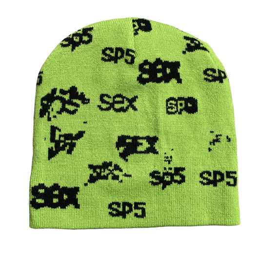 Bonnet SP5DER SEX SKULLY SLIME vert