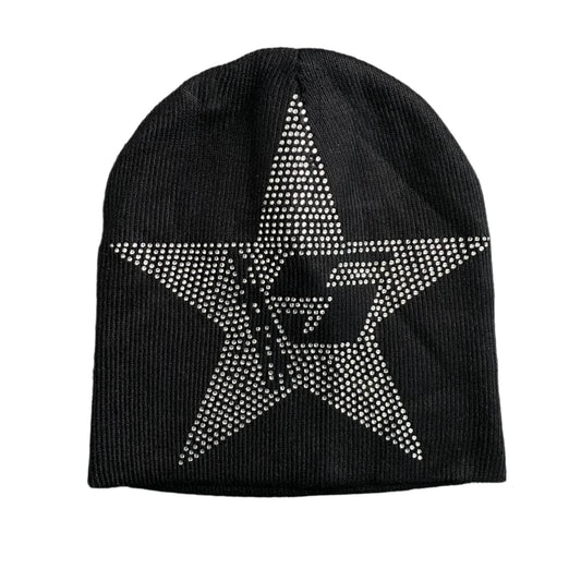 Bonnet SP5DER STAR STRASS SKULLY noir